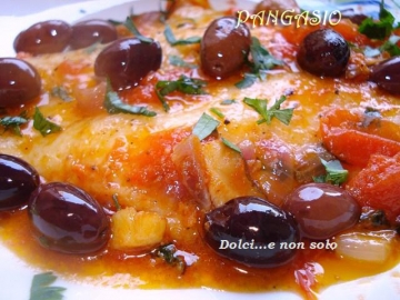 Filetti di Pangasio alle olive taggiasche