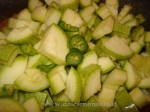zucchine durante la cottura